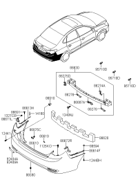 866820Q000-Bracket assy-upr, lh