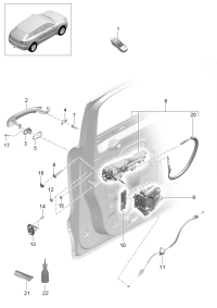 4G1837015-AUDI TT MK2 WINDOW MECHANISM