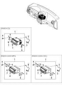 961700S000-AUDIO ASSY