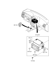 961152F000-Wiring assy-earth