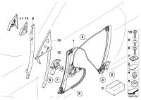 51337008625-WINDOW LIFTERW/OMOTOR FRTLH X5