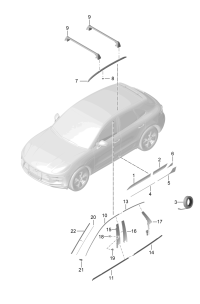 95B898561AG2X-Protector, door