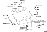 6881076070-HINGE ASSY, TAIL GATE, RH