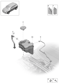 95B121407A-Expansion tank