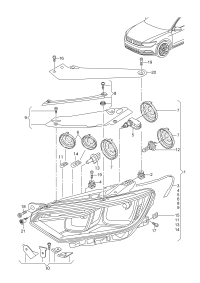 3G1941005C-Halogen dual lamp