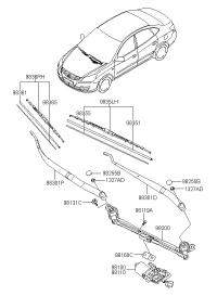 981100Q100-MOTOR ASY-WINDSHIEL*