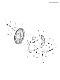 95975171-Kit, rr. cylinder (incl. 3,7)