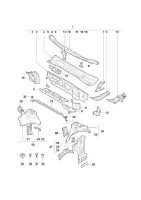 3GB802483-Sash sub-assy: