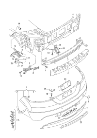 8J0807303-COVER ASSY, PLASTIC