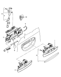 4E0839205G-Handle, outer