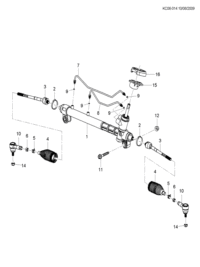 95967277-Repair kit-tie rod inr (incl. 2,3, 5,6, 14)