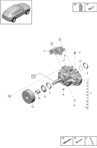95B927755F-Control unit, t/f case deprecated parts