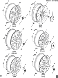 13581558-Sensor (stuck. 10), (0.03) (315 mhz) (05.890) (ACDELCO #13581558)