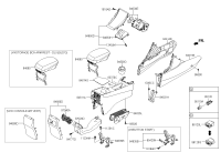 846504V410RA5-COVER ASSY-CONSOLE UPR