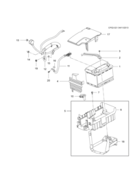 95995011-Cable-battery negative