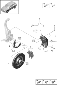 PAC698151-BRAKE PAD FRT-GOLF VII