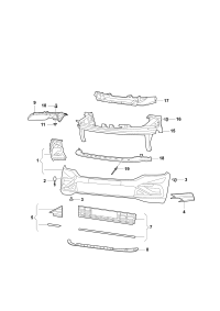 3GB853212A-Garnish, roof