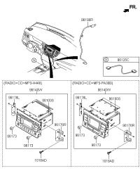 96173B30004X-KNOB-VOLUME
