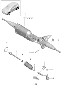95B423055K-Strut w tie rod