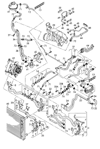 1K0122073FR-WATER HOSE