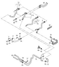 1K0122073FS-WATER HOSE