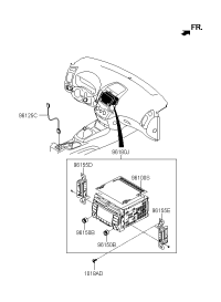 961601Z0004X-RADIO ASSY-ETR