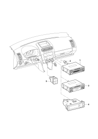 6QD035152-Stereo tape car radio