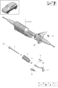 95B423055AF-Strg w tie rod