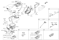 846552W100-TRAY-CONSOLE,RR