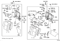 710170P020-Frame sub-assy, seat back, rear, rh/lh