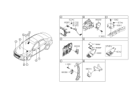 91711C1000-WIRING ASSY-AIR BAG EXTENSION