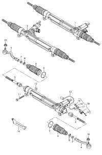 8T1422066B-Strut kit with tie rod joint-inr