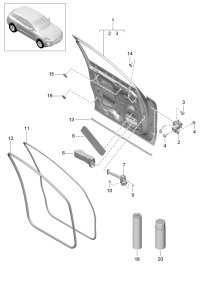 95B831021GRV-White door see workshop manual pay attention to the repair manual cooperate with: primer