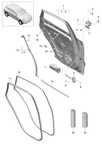 95B833021GRV-White door see workshop manual pay attention to the repair manual cooperate with: primer