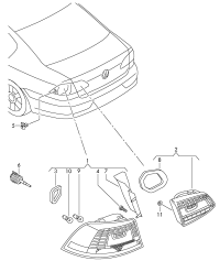 L3AD945207A-LED taillight