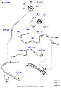 CT4Z3A713E-HOSE ASSY-EGR COOLER,OUT