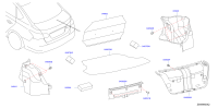 849023RA0A-MAT ASSY-LUGGAGE COVERING