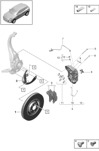 95B698151AN-BRAKE PAD FRT-GOLF VII