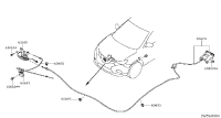 65601JN20D-Lock assy-hood