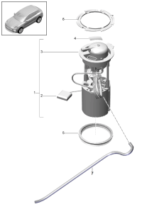 95B919051H-Fuel delivery unit