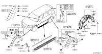 638801LA0A-RUBBER-OVER FENDER,RH