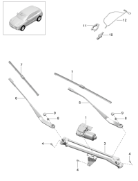 95B955113A-Wiper motor