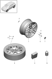 95B601025BB88Z-Wheel-silver
