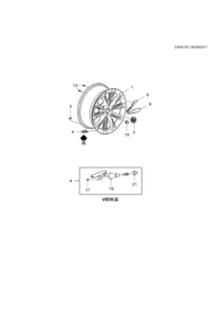 9598737-Wheel assy-front