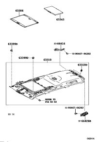 633060G030A1-TRIM SUB-ASSY, SUNSHADE