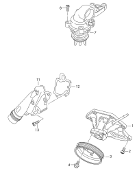 06E121018K-WATER PUMP/ A4/A5/A6/Q5/TOUARG