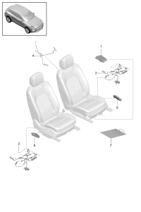 95861876004-Control unit-seat
