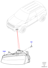 LR026089-LAMP ASSY, FOG