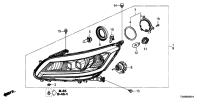 33100T2AH71-HEADLIGHT ASSY., R
