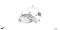 33900T2AH01-LAMP ASSY-FRONT FOG,RH